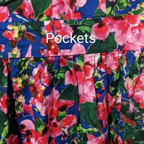 Millie for Design Nation floral pattern vneck sleeveless summer dress 16 - Picture 5 of 9